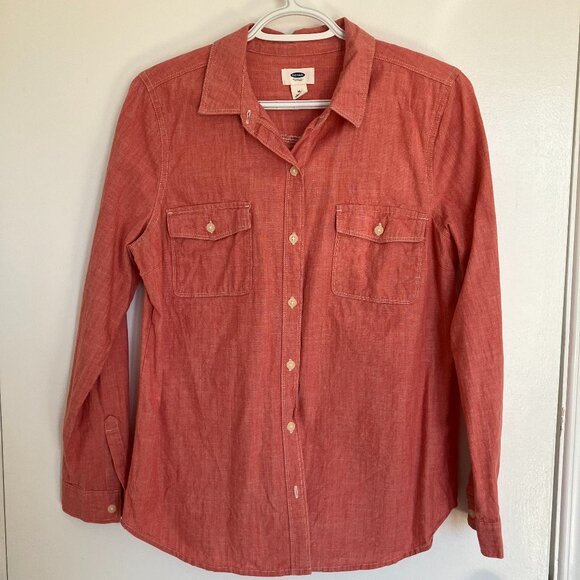 Old Navy Button Down Shirt Women's Size M - Picture 1 of 7